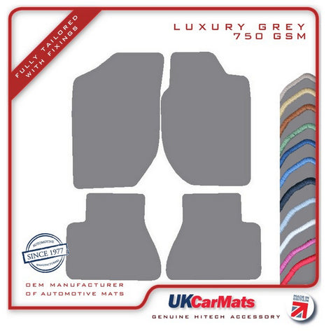 Land Rover Freelander 1997-2003 Grey Luxury Velour Tailored Car Mats HITECH