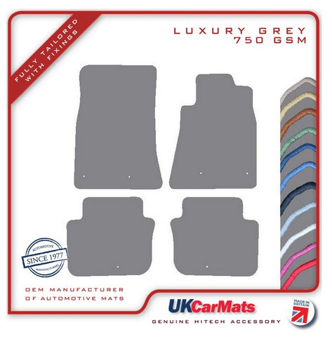 Lexus GS 1998-2004 Grey Luxury Velour Tailored Car Mats HITECH