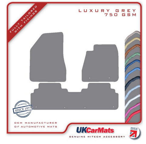Lexus RX (Rear In One Piece) 2003-2008 Grey Luxury Velour Tailored Car Mats HITECH