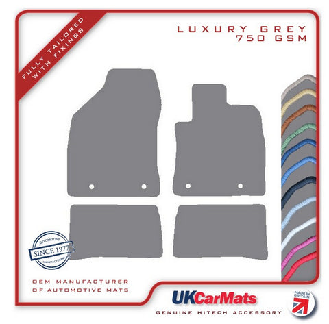 Lexus CT200H 2011-2014 Grey Luxury Velour Tailored Car Mats HITECH
