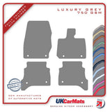 Land Rover Range Rover L460 SWB 4 Pce 2022 onwards Grey Luxury Velour Tailored Car Mats HITECH