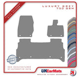 Land Rover Range Rover L460 LWB 3 Pce 2022 onwards Grey Luxury Velour Tailored Car Mats HITECH