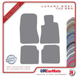 Mercedes S Class (W140) Saloon LWB 1991-1999 Grey Luxury Velour Tailored Car Mats HITECH