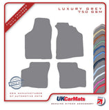 Mazda 323 1994-1998 Grey Luxury Velour Tailored Car Mats HITECH