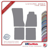 Mercedes SL (W107) 2 Seater 1983-1989 Grey Luxury Velour Tailored Car Mats HITECH