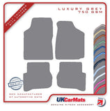 Mazda 323 1989-1994 Grey Luxury Velour Tailored Car Mats HITECH