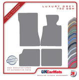 Mercedes E Class (W123) Saloon LWB 1975-1985 Grey Luxury Velour Tailored Car Mats HITECH