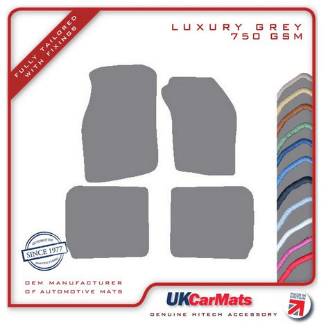 Mitsubishi Carisma 1995-2003 Grey Luxury Velour Tailored Car Mats HITECH