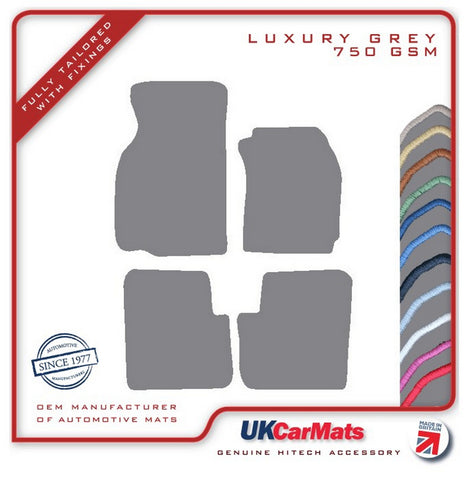 Mitsubishi Colt 1992-1995 Grey Luxury Velour Tailored Car Mats HITECH