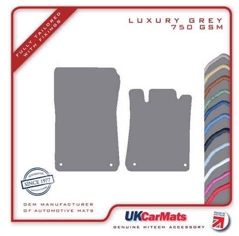 Mercedes SLK (R170) 2 Seater 1997-2004 Grey Luxury Velour Tailored Car Mats HITECH