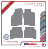 Mitsubishi Galant 1997-2000 Grey Luxury Velour Tailored Car Mats HITECH