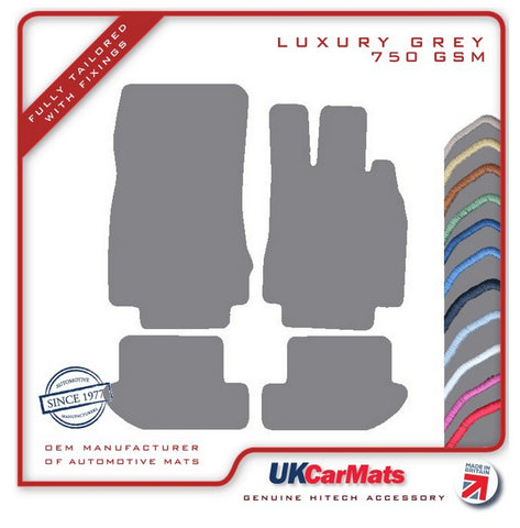 Mercedes CL (W215) Coupe 2000-2006 Grey Luxury Velour Tailored Car Mats HITECH