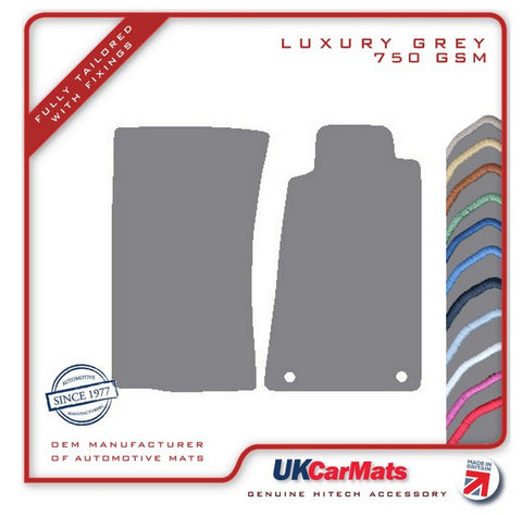 Mazda MX5 1998-2001 Grey Luxury Velour Tailored Car Mats HITECH