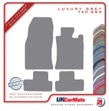 Mini R50 R53 2001-2006 Grey Luxury Velour Tailored Car Mats HITECH