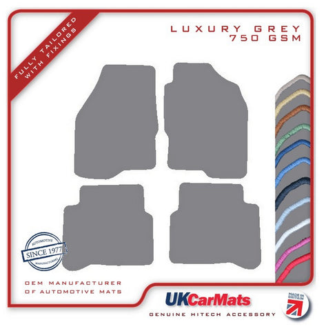 Mitsubishi Galant 2000-2003 Grey Luxury Velour Tailored Car Mats HITECH