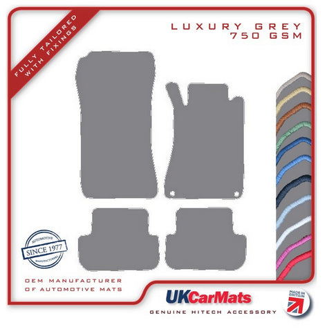 Mercedes CLK (W209) Convertible / Coupe 2003-2009 Grey Luxury Velour Tailored Car Mats HITECH