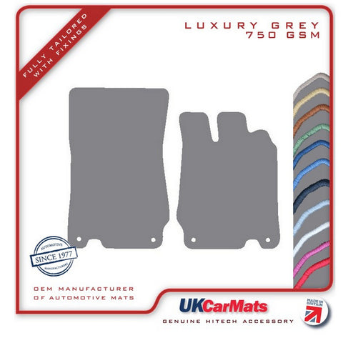 Mercedes SL (R230) 2 Seater 2001-2012 Grey Luxury Velour Tailored Car Mats HITECH