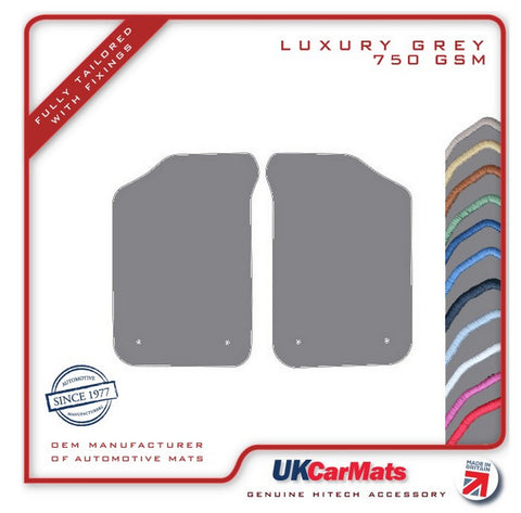 MG TF 2002-2005 Grey Luxury Velour Tailored Car Mats HITECH