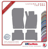 Mercedes E Class (W211) Saloon / Estate 2002-2009 Grey Luxury Velour Tailored Car Mats HITECH