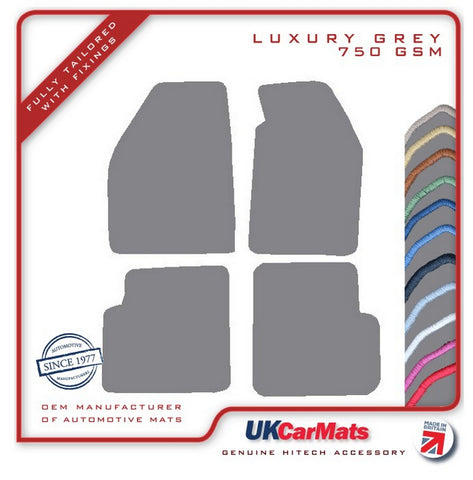Mitsubishi Colt 1996-2004 Grey Luxury Velour Tailored Car Mats HITECH