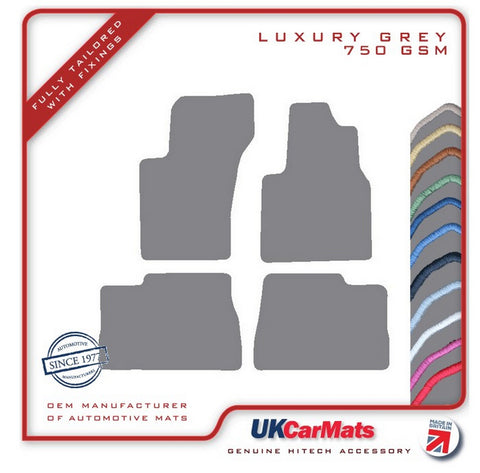 Mercedes M Class (W163) 1998-2005 Grey Luxury Velour Tailored Car Mats HITECH