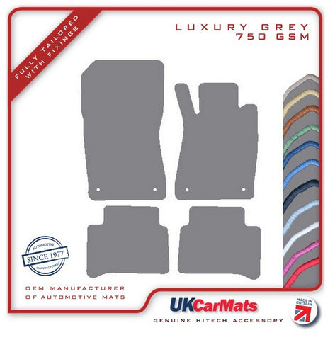 Mercedes CLS (W219) 2005-2010 Grey Luxury Velour Tailored Car Mats HITECH