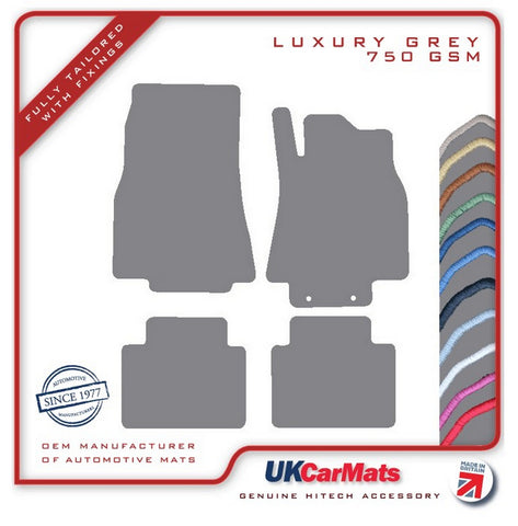 Mercedes B Class (W245) 2005-2011 Grey Luxury Velour Tailored Car Mats HITECH