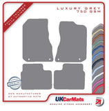 MG ZT V8 With Twist Head Fixings 2001-2005 Grey Luxury Velour Tailored Car Mats HITECH
