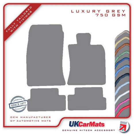 Mini R56 2006-2013 Grey Luxury Velour Tailored Car Mats HITECH