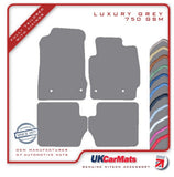 Mazda 2 2007-2014 Grey Luxury Velour Tailored Car Mats HITECH