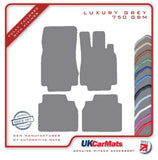 Mercedes S Class (W220) Saloon LWB 1999-2006 Grey Luxury Velour Tailored Car Mats HITECH