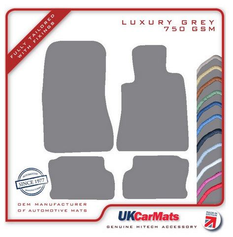 Mercedes S Class (W140) Coupe 1991-1999 Grey Luxury Velour Tailored Car Mats HITECH