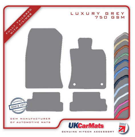 Mini Convertible R57 2009-2015 Grey Luxury Velour Tailored Car Mats HITECH