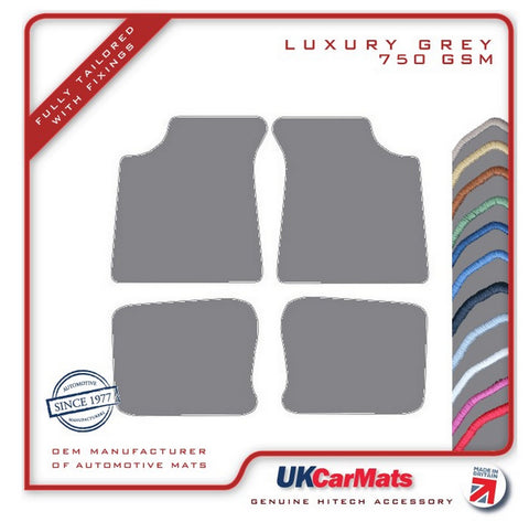 Morris Minor 1950-1953 Grey Luxury Velour Tailored Car Mats HITECH