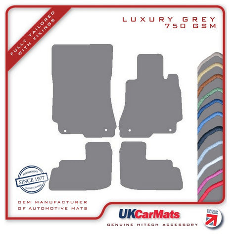 Mercedes CL (W216) Coupe 2006-2013 Grey Luxury Velour Tailored Car Mats HITECH