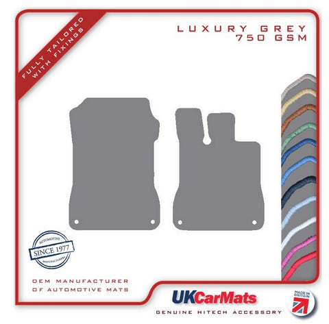 Mercedes SL (R231) 2 Seater 2011 onwards Grey Luxury Velour Tailored Car Mats HITECH