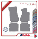 Mercedes E Class (W114 / W115) 1968-1976 Grey Luxury Velour Tailored Car Mats HITECH