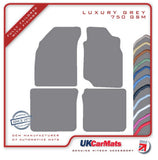 Mitsubishi Evo 7-8 2001-2005 Grey Luxury Velour Tailored Car Mats HITECH