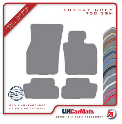 Mini Mk3 3 Door F56 2014-2024 Grey Luxury Velour Tailored Car Mats HITECH