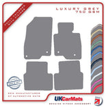 Mazda 3 2013-2018 Grey Luxury Velour Tailored Car Mats HITECH