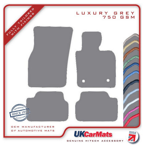 Mini Mk3 Hatchback 5dr F55 2014-2024 Grey Luxury Velour Tailored Car Mats HITECH