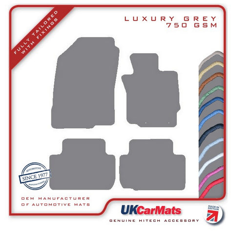 Mitsubishi Eclipse Cross Automatic 2017 onwards Grey Luxury Velour Tailored Car Mats HITECH
