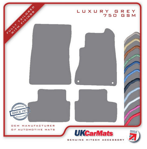 Mercedes A Class (W177) 2018 onwards Grey Luxury Velour Tailored Car Mats HITECH