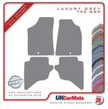 Mazda B-Series Pick Up 1998-2006 Grey Luxury Velour Tailored Car Mats HITECH