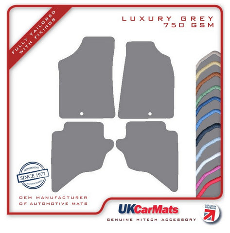 Mazda B-Series Pick Up 1998-2006 Grey Luxury Velour Tailored Car Mats HITECH