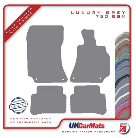Mercedes CLS (W218) 2010-2018 Grey Luxury Velour Tailored Car Mats HITECH