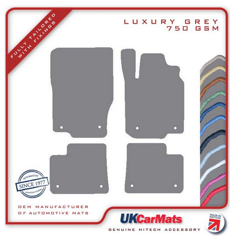 Mercedes GLE Class (W166) 2012-2019 Grey Luxury Velour Tailored Car Mats HITECH