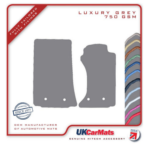 Mazda MX5 (Mk3.5/Mk3.75) 2008-2015 Grey Luxury Velour Tailored Car Mats HITECH