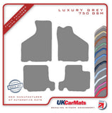 Mini Classic (Mpi) With Airbag 1997-2001 Grey Luxury Velour Tailored Car Mats HITECH