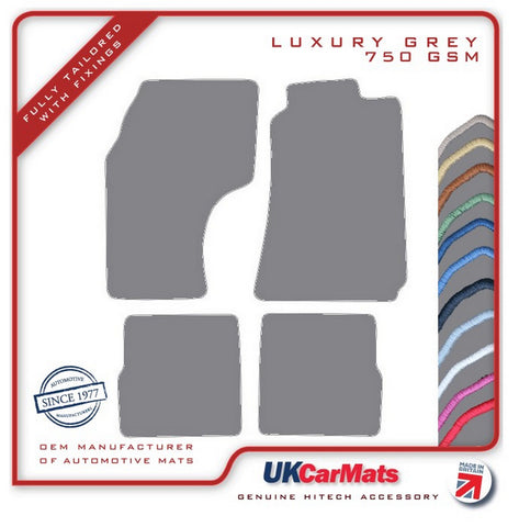 Nissan 200SX 1989-1994 Grey Luxury Velour Tailored Car Mats HITECH